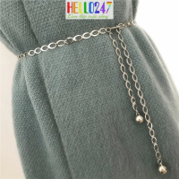 Đai váy nịt eo đầm áo sơ mi Thắt lưng xích kim loai sợi đơn giản sang trọng tinh tế TLUX29 (1779)